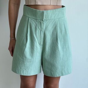 Zara | Light Green Shorts